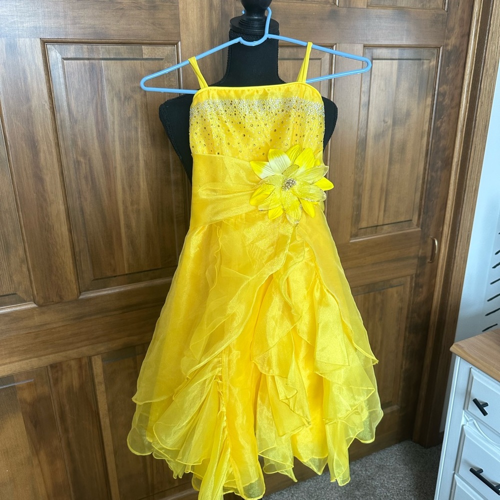 Yellow Girl’s Pageant Dress
